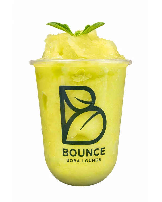 Basil Pineapple Green Tea - Bounce Boba Lounge