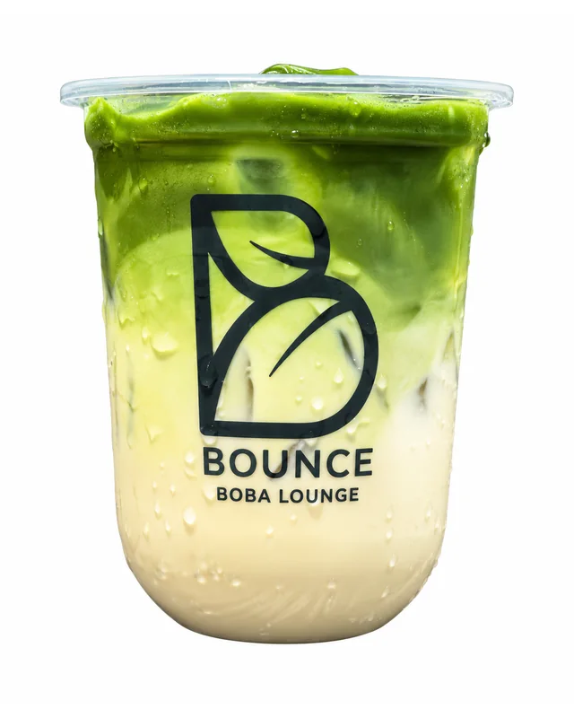 Jasmine Matcha Latte - Bounce Boba Lounge
