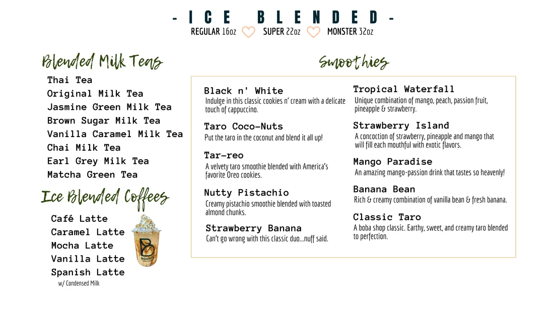Original menu board 14