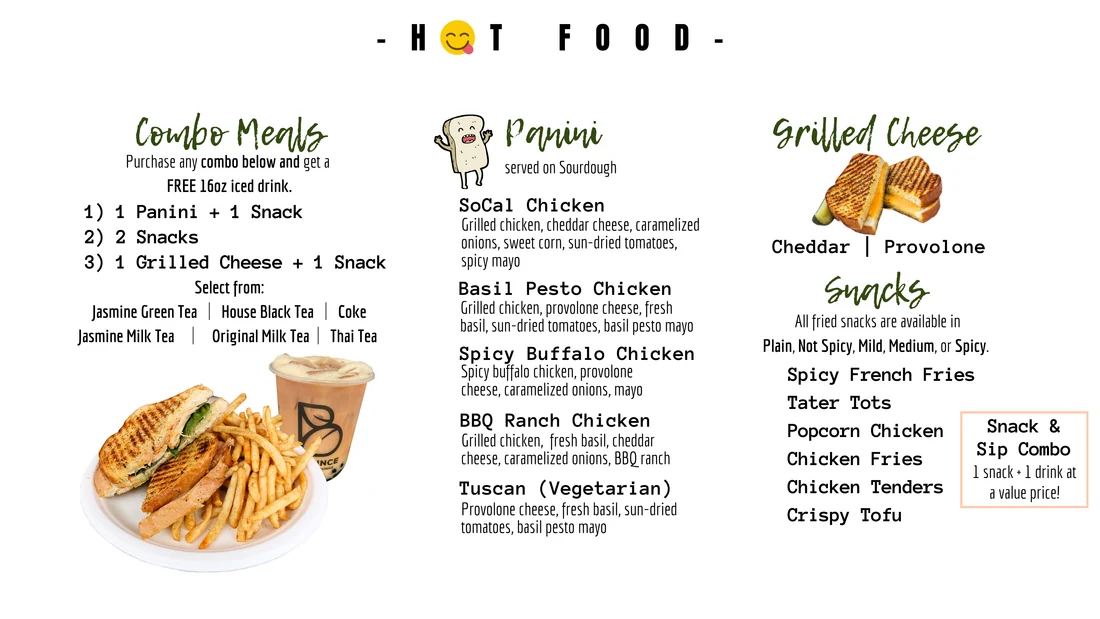 Original menu board 15