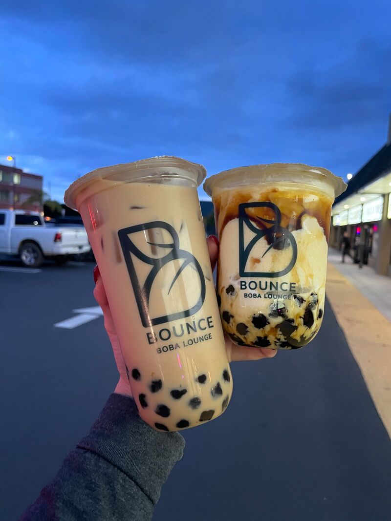 Original Milk Tea and Frozen Flan